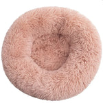 40-90cm 6 Sizes Round Pet Bed for Large Dog Bed Super Soft Cat Bed Plush Dog House for Medium Dog House Winter Warm Sleeping
