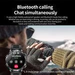 AK75 Smart Watch Flashlight 1.9inch Men Outdoors Sports Fitness Tracker 700mah Large Battery BT Calling LED Light Smartwatch