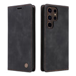 Ultrathin Leather Flip Case For Samsung Galaxy S25 S24 S23 FE S22 Ultra S21 S20 Plus S10 Note 20 5G Business Wallet Phone Cover