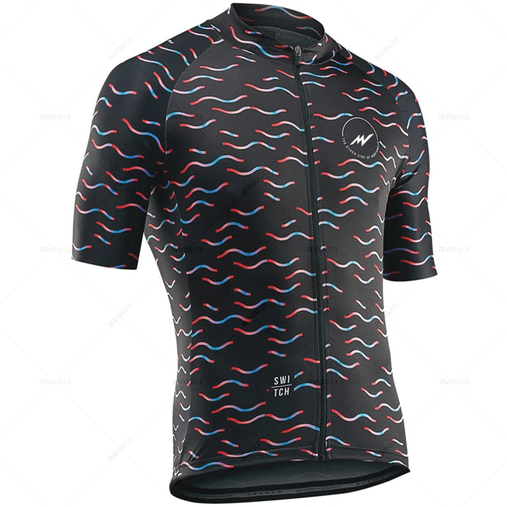 Morvelo-Bicycle Jersey Set, Breathable Bike Uniform, Quick Dry Cycling Clothing, MTB Clothes, Bicycle Shirt
