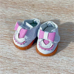 17cm For Labubu Doll Clothing Skirt Bowhair Accessory Set Retro Bib Pants Clothes Luxury Messenger Bag Shoes Set Sitting Party