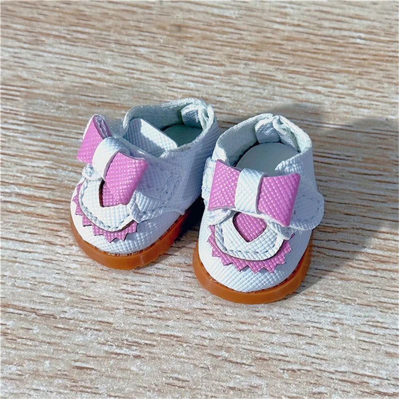 17cm For Labubu Doll Clothing Skirt Bowhair Accessory Set Retro Bib Pants Clothes Luxury Messenger Bag Shoes Set Sitting Party