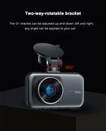 Dash Cam For Cars 4k Dual Camera Wifi Dashcam 24h Parking Monitor Front And Rear Dvr Night Vision Kamera Samochodowa Rejestrator