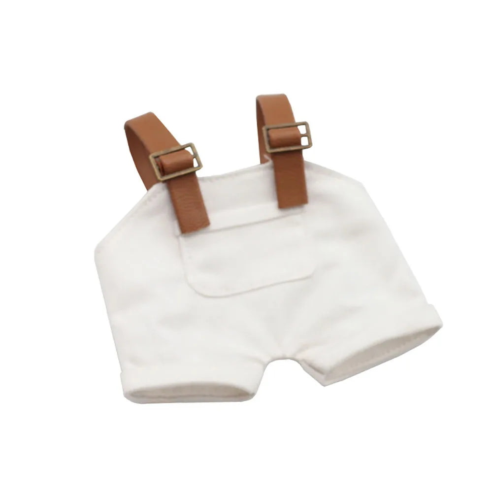 For 3rd Gen 17cm Labubu Trend Clothes Pendant Sitting Party Graffiti Strap Pants Hat Labubu Retro Clothes