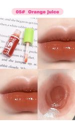 6PCS Moisturizing Lip Gloss Transparent Lip Oil Hydrating Lip Glaze Lip Plumper Hydrating Make Up Liquid Lipstick Lips Cosmetics
