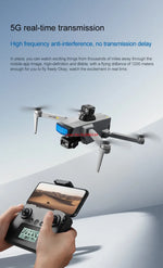 8K ESC 3 Axis Gimbal 360° Obstacle Avoidance WIFI FPV RC Drone 5G Brushless Electric GPS Follow Me Remote Control Quadcopter Toy