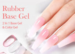 BORN PRETTY Milky Pink Rubber Base Gel Nail Polish Glitter 15ml Semi-Permanent Varnish Soak Off Self Leveling UV LED Gel