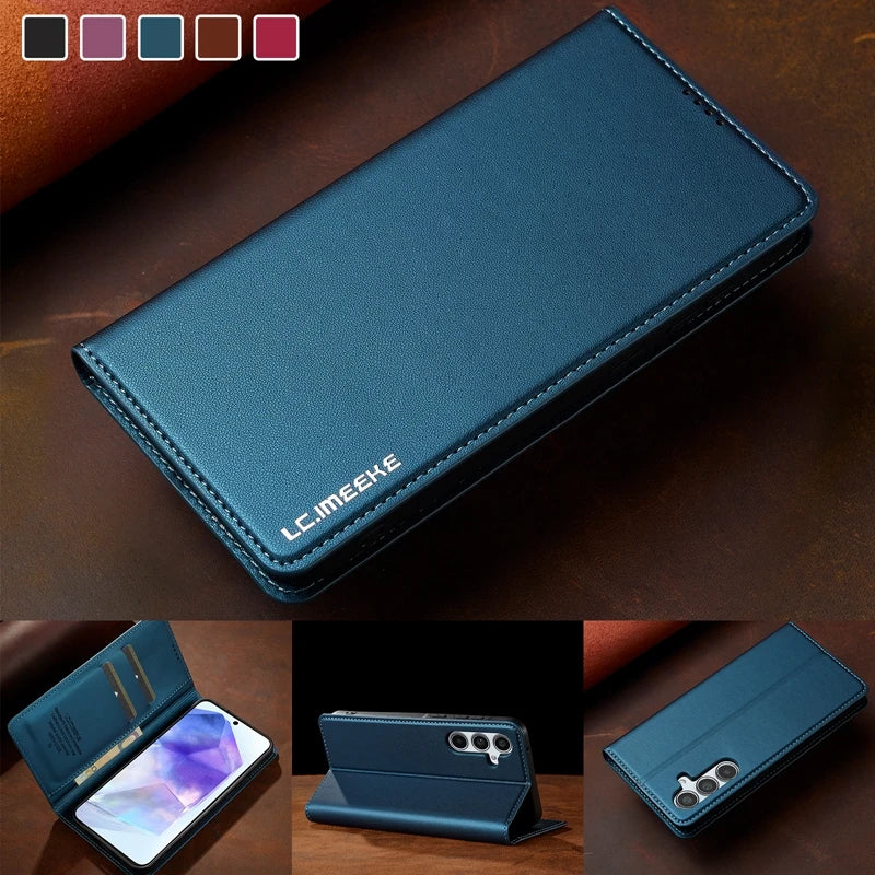 A56 5G SM-A566B Magnet Case For Samsung Galaxy A56 Case on for Funda Samsung A 56 SM-A566E A566V Leather Flip Stand Phone Cover