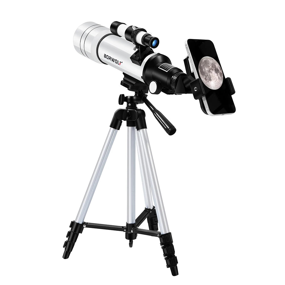 BORWOLF 70400 Professional High-definition Astronomical Telescope 333X To See The Moon and Stars Bird Watching Monocular