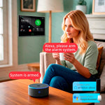 FUERS 7 Inch TFT Screen 4G Tuya Smart Home Security Alarm System G70 GSM WiFi Wireless Home Burglar Security Alarm System