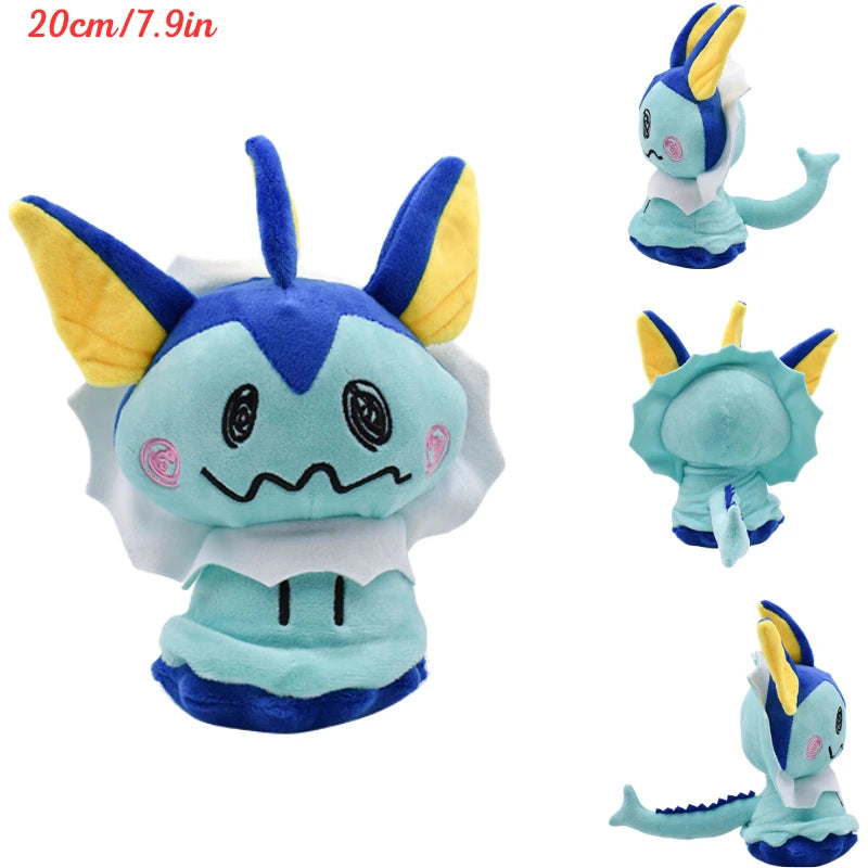 Pokemon Shiny Mimikyu Plush Toys Mimikyu Cos Snorlax Charizard Mewtwo Umbreon Vaporeon Sylveon Kawaii Stuffed Peluche Dolls Kids
