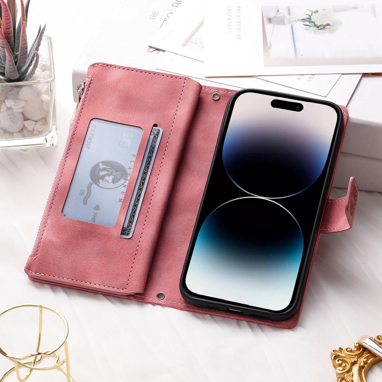 Leather Flip Case For Samsung Galaxy S25 S23 S24 Ultra S22 S21 Plus S20 FE S10 + Note 20 10 9 8 Card Wallet Embossing Phone Bag