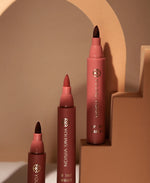 Lip Tint Pen, 6 Colors Available, Matte Water Lipstick, Non-Stick Cup, Long-Lasting, Smooth Lip Liner and Lip Stain Combo