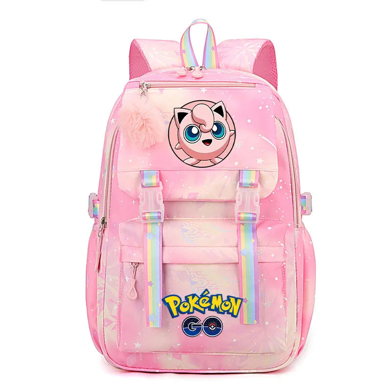 Pokémon Backpack for Kids & Teens – Pikachu & Charmander School Bag (Back-to-School Gift)