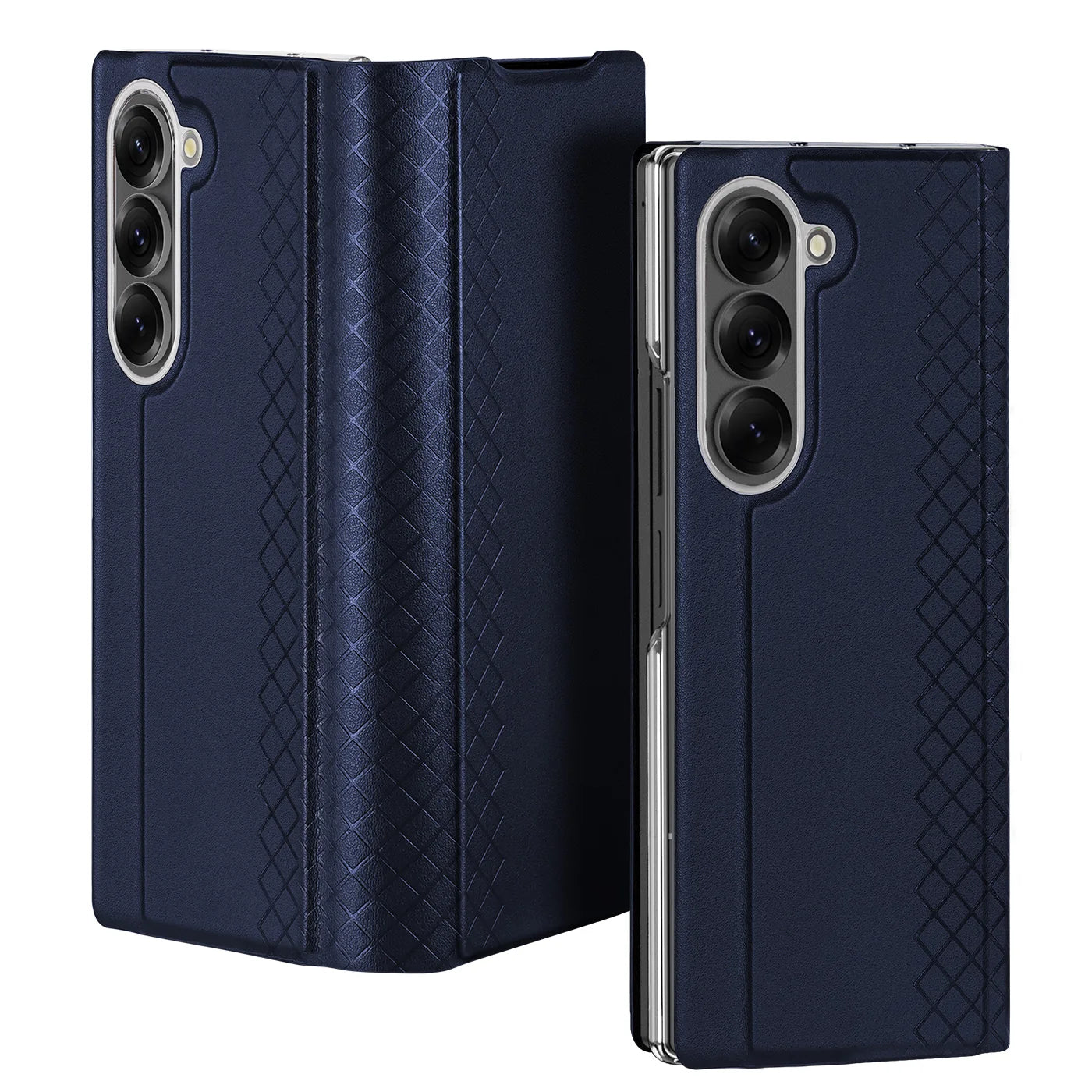 DUX DUCIS Full Protection Business Flip Leather Case for Samsung Galaxy Z Fold 7 6 5 5G Card Pocket Magnetic Closure Cover