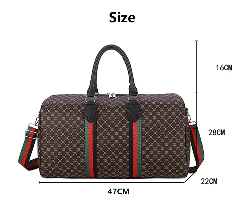 Women's Bag Travel Duffle Totes Gym Sports Fitness Luxury Business Large Capacity Casual Luggage Handbag Outdoor Weekend Bag