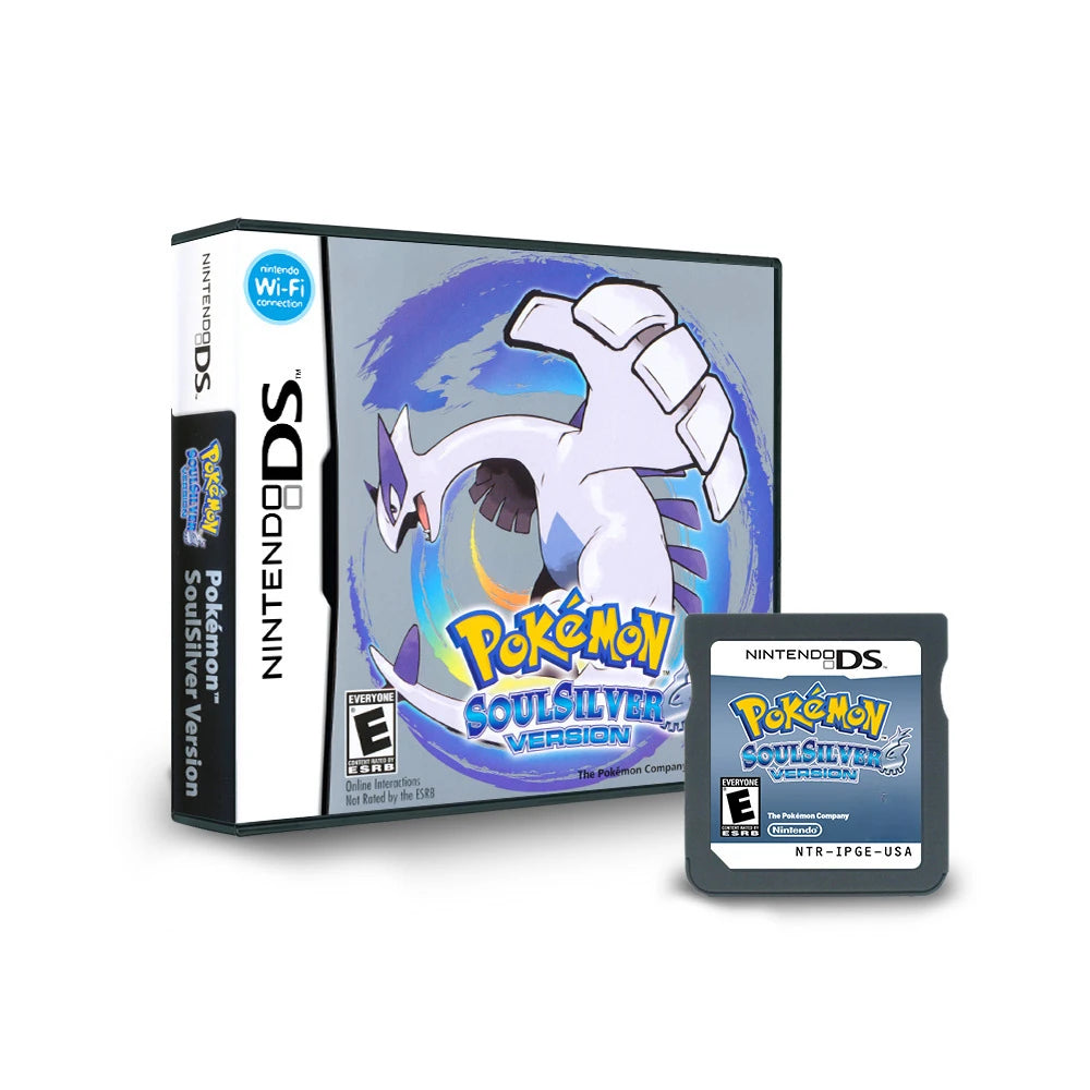 NDS Game Cartridge for NDS/3DS – Pokémon, Zelda Phantom Hourglass, Mario Bros |