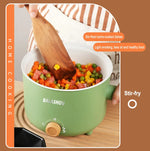 Electric Cooker Kitchen Appliance Double Layer Home for Hot Pot Cooking Soup Heater Multifunction Cooker Mini Non-stick Pan Pots