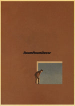 Retro Abstract Creative Poster Kraft Paper Nostalgia Canvas Prints Modern Landscape Coffee Bar Wall Art Posters Living Decor