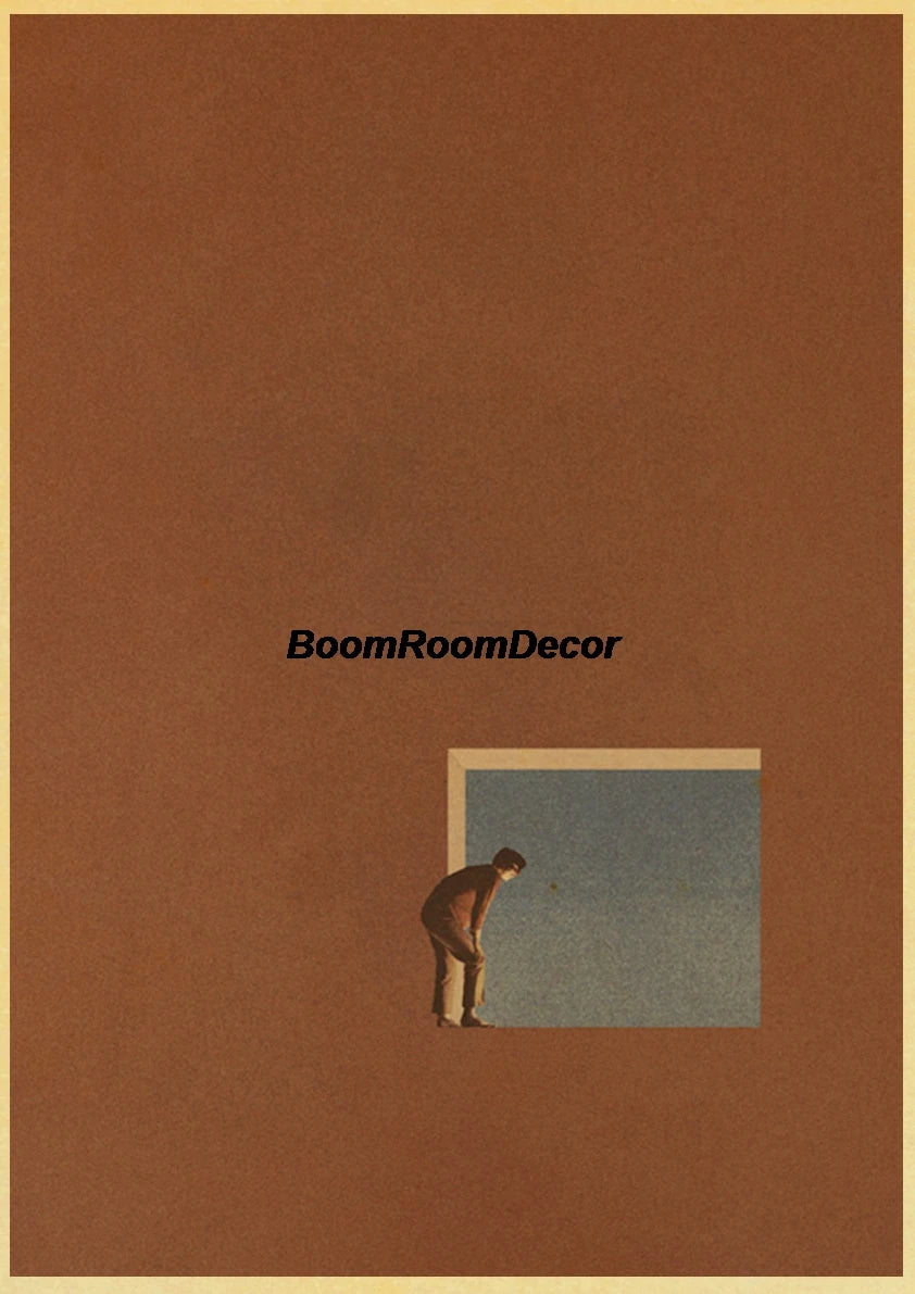 Retro Abstract Creative Poster Kraft Paper Nostalgia Canvas Prints Modern Landscape Coffee Bar Wall Art Posters Living Decor