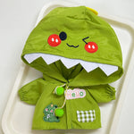 Mini Doll'S Clothes Outfit Accessories For Ropa Labubu Idol doll Raincoat short rain boots rain shoes Clothing Gift