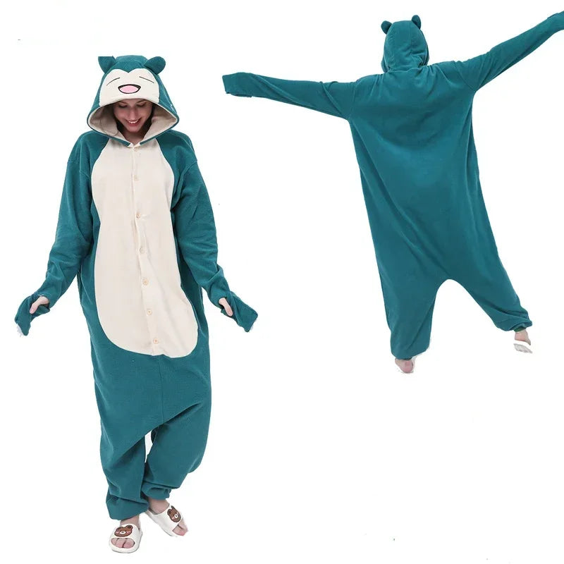 Pokémon Kigurumi Onesie – Snorlax, Gengar, Umbreon & More | Premium Cosplay Pajama Suit (Adult Edition)