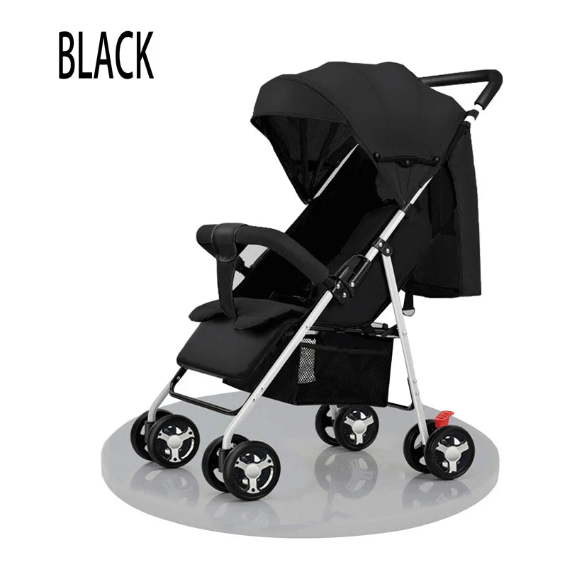 3 in 1 Baby Stroller Prams Lightweight Stroller Compact Foldable Stroller Newborn Stroller Travel System Pushchair Baby Buggy