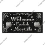 Putuo Decor Halloween Wooden Hanging Pendant Door Sign Pumpkin Ghost Bat Swith Greeting Doorplate Wood Crafts Happy Halloween Da