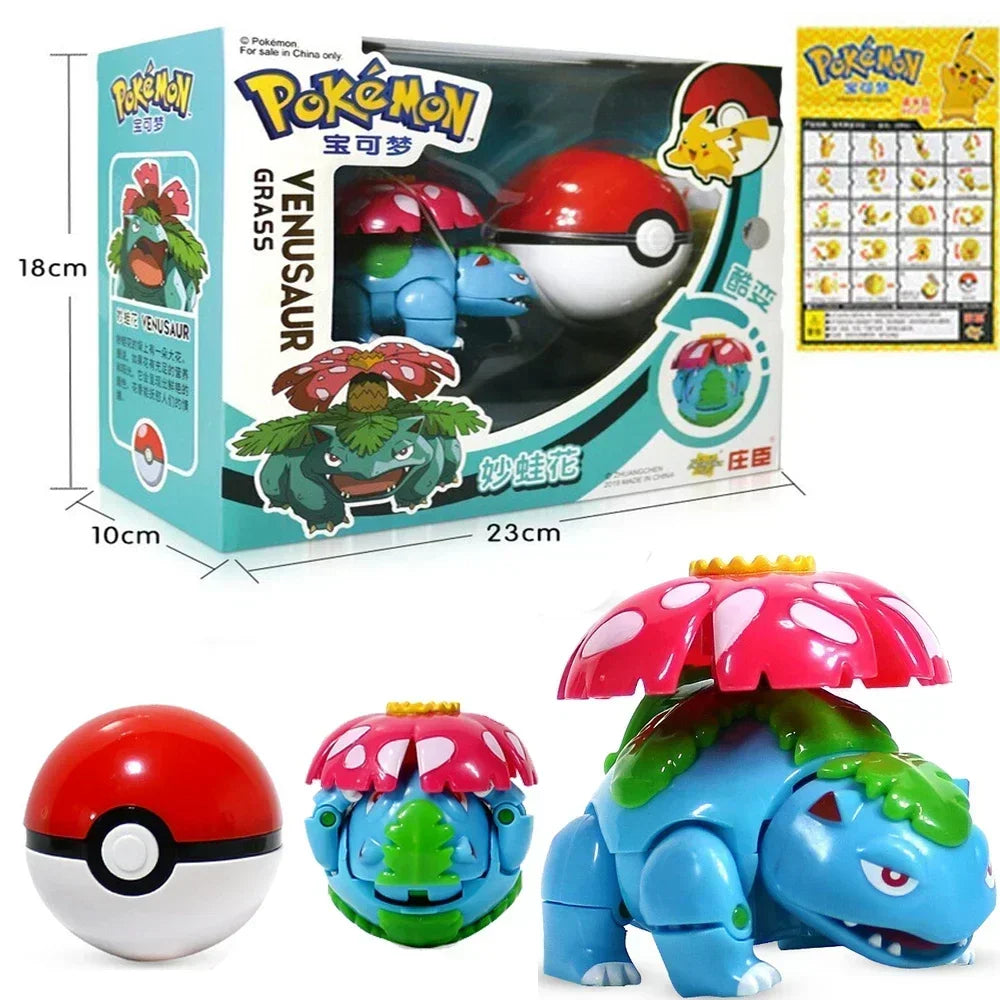 Pokemon Ball Variant Toys Model Pikachu Jenny Turtle Pocket Monsters Pokemones Action Figure Toys Children boy girl Gifts toy