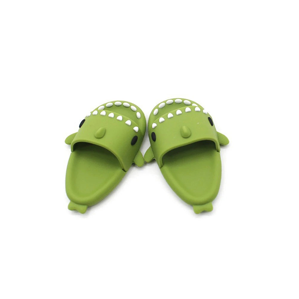 (Shoes Only)17cm Labubu Accessories Shoes Dolls Can Wear Shark Slippers Fun and Stylish Casual Shoes for Playtime
