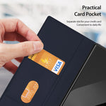 DUX DUCIS Full Protection Business Flip Leather Case for Samsung Galaxy Z Fold 7 6 5 5G Card Pocket Magnetic Closure Cover