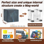 Magnetic Building Blocks Mine World Cube Magnet World Set for Kid Age DIY Model Children Stem Best Montessori Sensory Toy