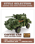 WW2 Classic Anti-tank Gun Building Blocks Army Weapon Toys Military Armored Cars MOC Bricks Tank Model Adult Children Gifts NEW