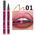 1PC Liquid Matte12-Color Lipliner Pencil Waterproof Plumping Stain Lipstick Natural Lip Liner Outline Lips Contour Makeup