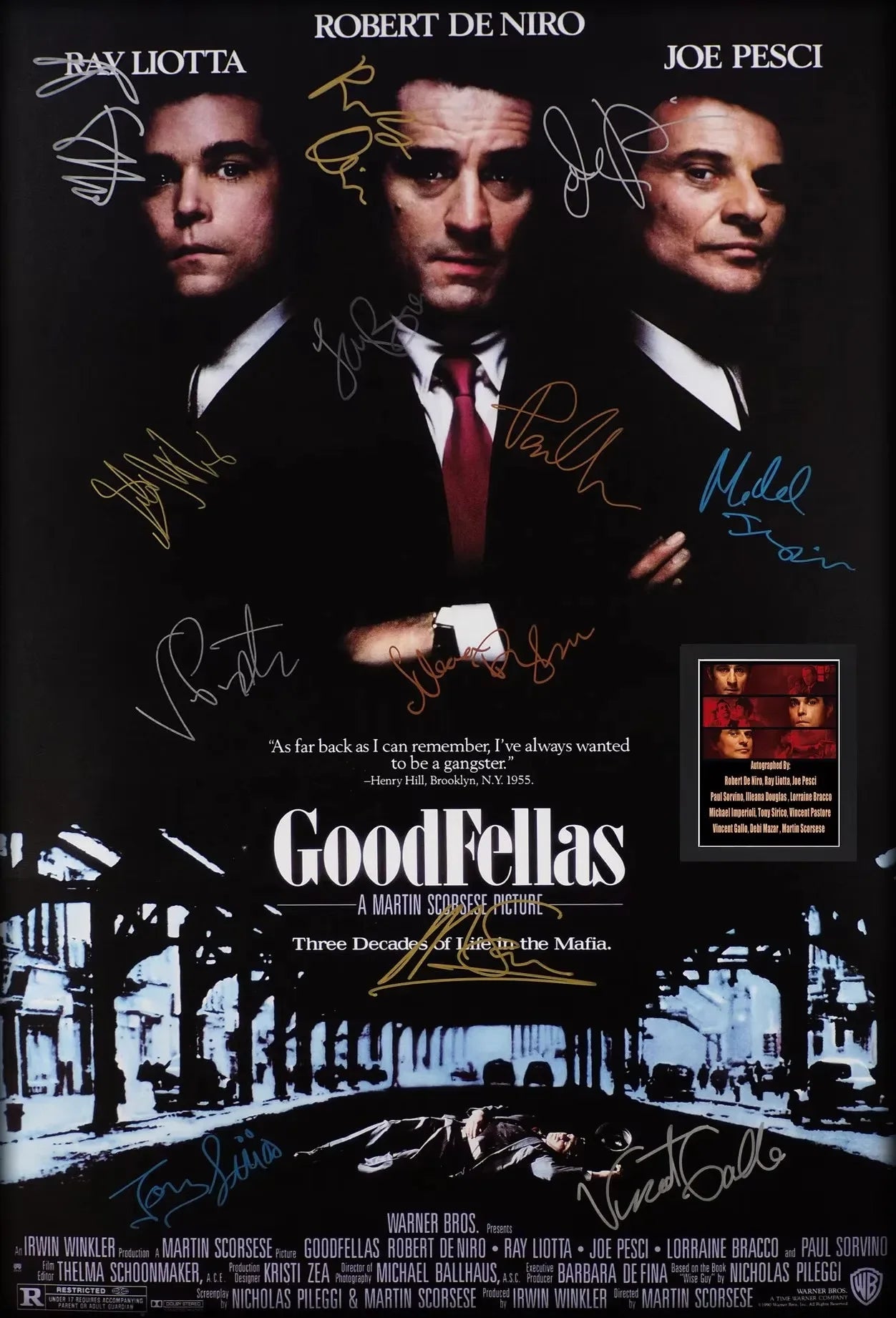 Retro Classic Movie Goodfellas Gangster Film Poster Canvas Painting Wall Art Pictures For Bar Cafe Home Living Room Decor Gift