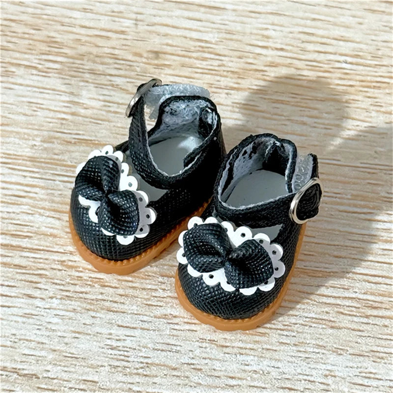 17cm For Labubu Doll Clothing Skirt Bowhair Accessory Set Retro Bib Pants Clothes Luxury Messenger Bag Shoes Set Sitting Party