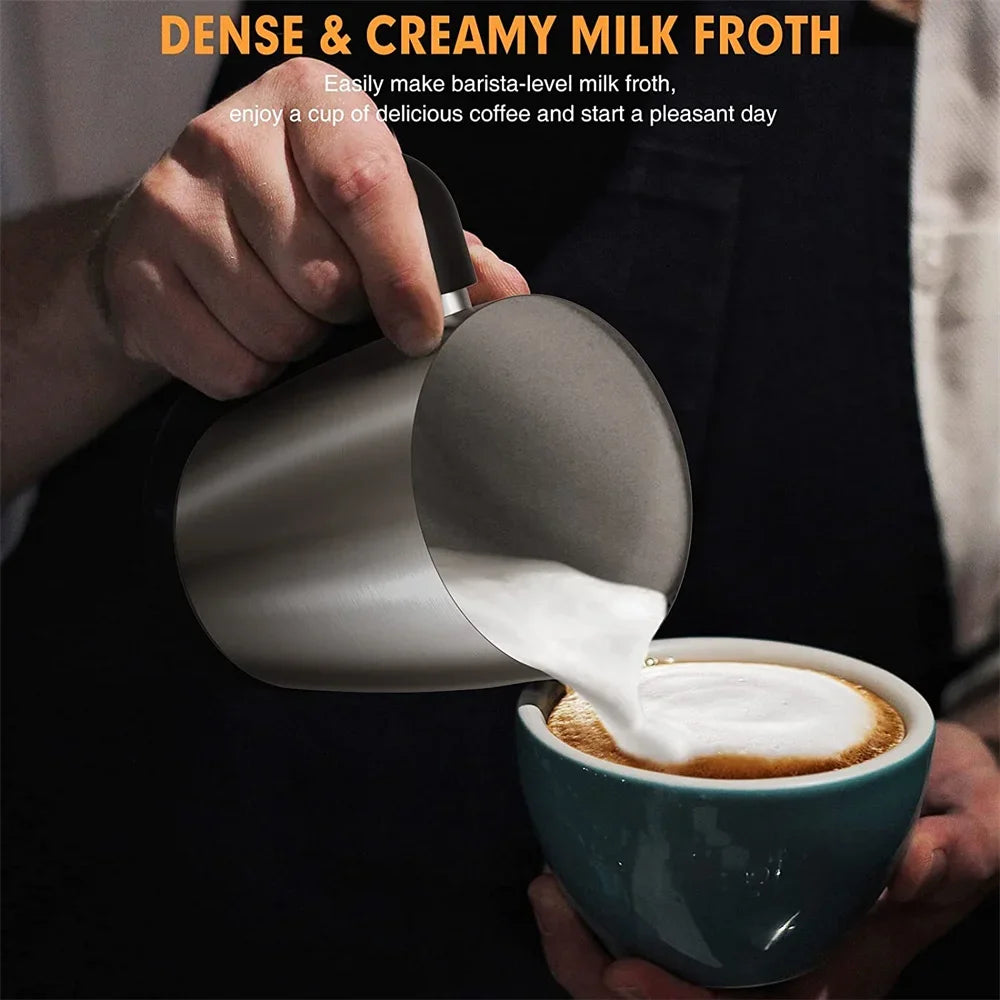 DEVISIB 4 in 1 Multi-function Milk Frother Electric Hot and Cold for Making Latte Cappuccino Coffee Chocolate Kitchen Appliances