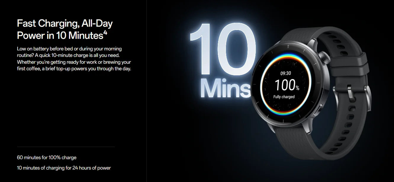 Global Version OnePlus Watch 3 43mm Smartwatch 1.32inches AMOLED Display Up to 60H Battery Life Wear OS by Google GPS NFC