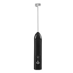 Electric Milk Frother USB Rechargeable Handheld Egg Beater 3 Speeds Foam Maker Mixer Coffee Drink Frothing Wand Foamer Kitchen