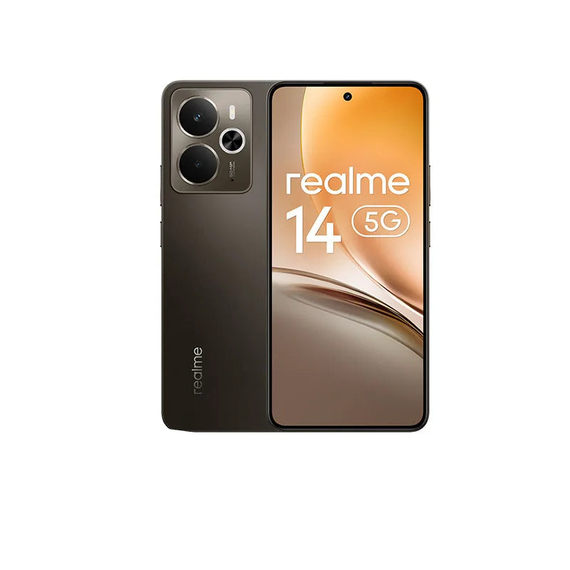 2025 World Premiere realme 14 Smartphone 5G Snapdragon 6 gen 4 6.67'' 120Hz AMOLED Display 6000mAh Titan Battery 50MP OIS Camrea