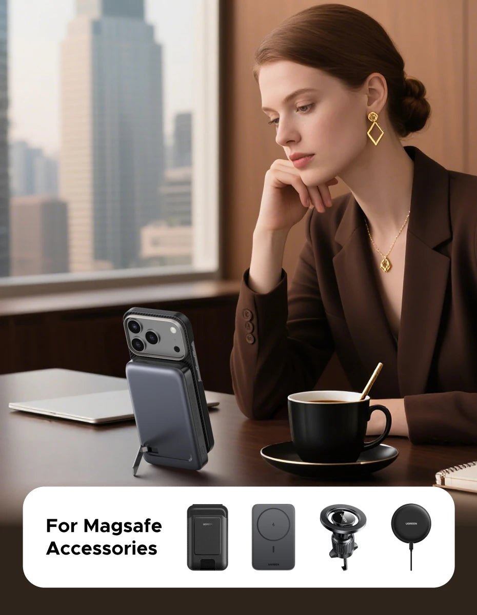 UGREEN Aramid Fiber Case for iPhone 17 Pro Max Aramid Fiber Thin Cover Military Protection Slim Hard Back Case Matte Black