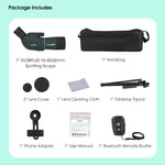 Svbony SV28plus 50/60/70mm Spotting Scope Zoom Telescope Powerful Long Range PORRO Prism Suit for Archery Target Shooting