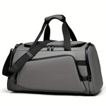 Large capacity multifunctional luggage bag with multiple compartments, suitable for fitness, travel, and overnight travel