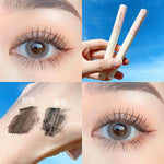 Silk Fiber Curling Mascara, Ultra-Fine Brush, Lengthening & Volumizing, Waterproof, Smudge-Proof, Long-Lasting, Unisex, Eye Safe