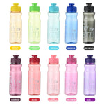 Transparent Water Bottle Portable Sport Cup for Drinking Kitchen Tools 650ML Water Bottle For School Gym Travel Girl Boy
