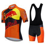 Red Bull Bicycle Clothing Jersey Cycling Uniforms for Men Jacket Team Set Bike Man Sports Bicycles Men's Cycling Suit Road Bikes