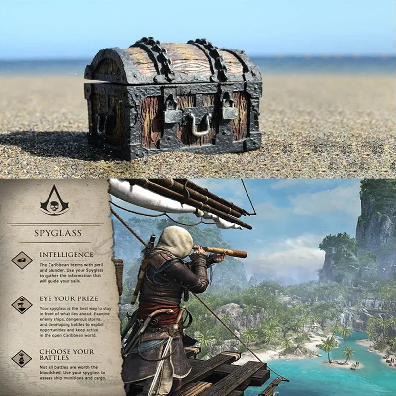 Professional 25X30 Pirate Monocular  High Power Telescope  Mini Portable Spotting Scope 5000m Long Range Spyglass Family Gifts