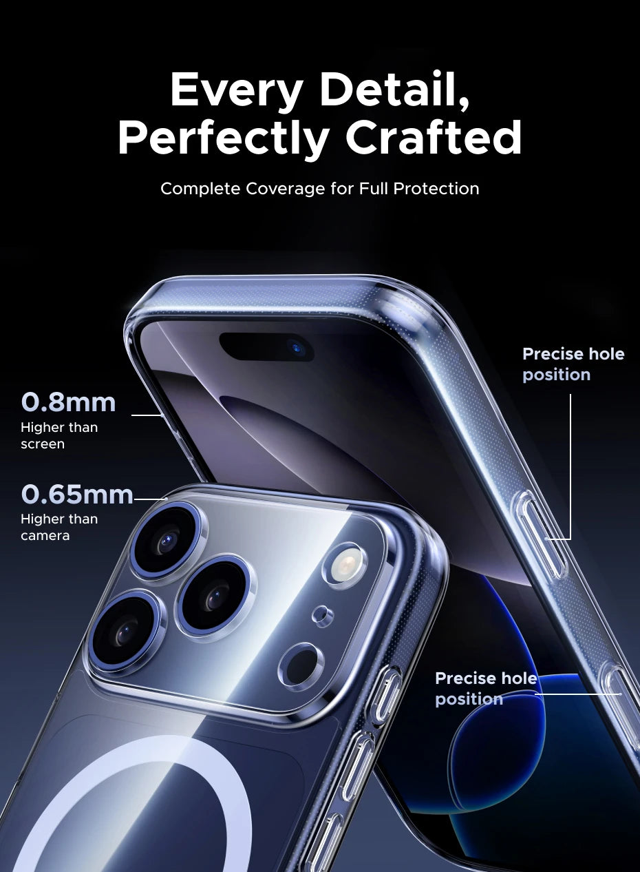 UGREEN Magnetic Case for iPhone 17 Pro Cases Shockproof Cover for iPhone 17 16 15 14 Pro Air 17pro max for Magsafe Macsafe Case