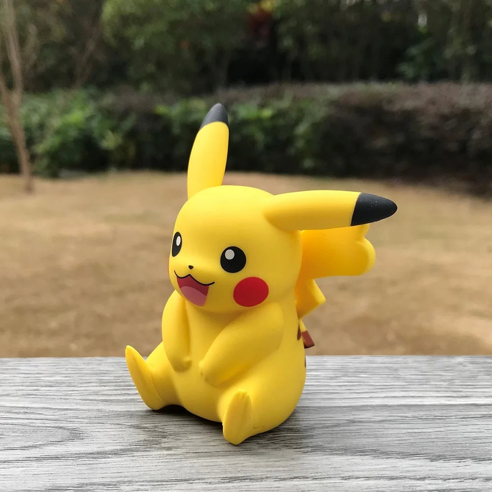 original Pokemon Figures Pikachu Charmander Psyduck Jigglypuff Bulbasaur Squirtle PVC Toys Model