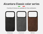 Premium Real Italian Imported Alcantara Magsafe Magnetic Case for IPhone 17Pro/17 Pro Max/17Air Anti-drop Phone Case Accessories